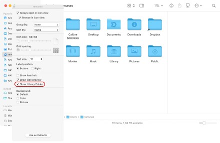 Kaip įgalinti ~/Library rodymą „macOS Sequoia“ Kaip įgalinti ~/Library rodymą „macOS Sequoia“