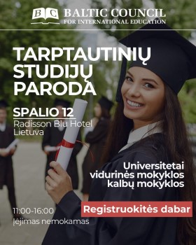 Tarptautinių studijų paroda Vilniuje