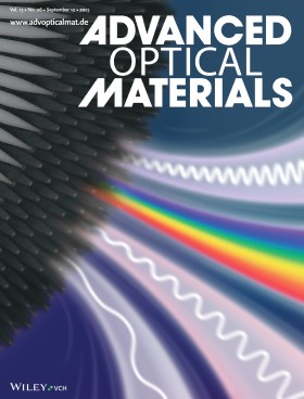 „Advanced Optical Materials“ viršelis „Advanced Optical Materials“ viršelis