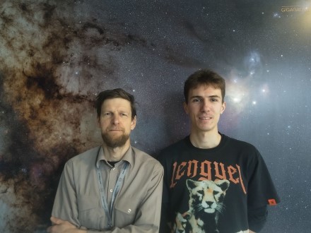 Dr. A. Deltuva ir D. Likandrovas. Asmeninio archyvo nuotr. Dr. A. Deltuva ir D. Likandrovas. Asmeninio archyvo nuotr.