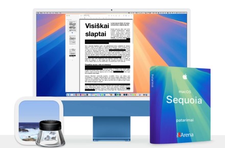 Kaip teisingai paslėpti tekstą PDF dokumente „Preview“ aplikacijoje