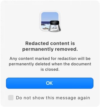 Kaip teisingai paslėpti tekstą PDF dokumente „Preview“ aplikacijoje