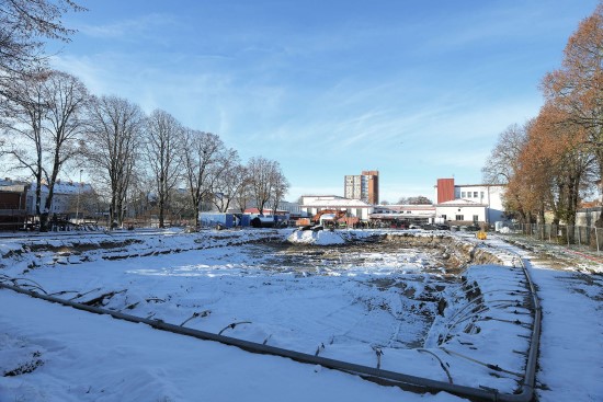 Klaipėdoje įkasta simbolinė laiko kapsulė, žyminti naujo Lietuvos jūreivystės akademijos kompetencijų centro statybų pradžią. Alekso Jauniaus nuotr