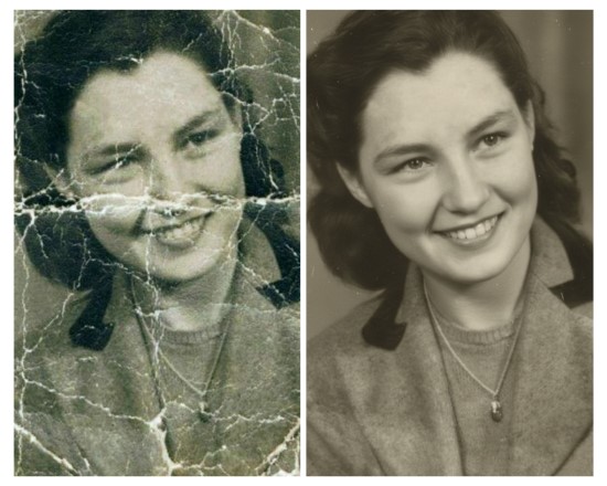 „Nano banana“ atkurta nuotrauka