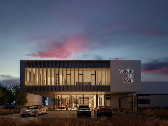 Būsimo centro vizualizacijos