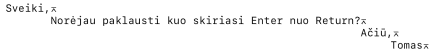 Ką kuris „Apple“ klaviatūros klavišo simbolis reiškia ir kuo „Return“ skiriasi nuo „Enter“