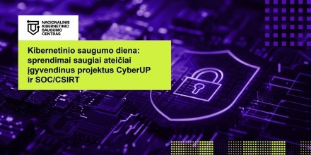 Lietuva stiprina savo atsparumą: kviečia į „Kibernetinio saugumo dieną“