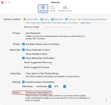 Naujose „iOS“ ir „macOS“ operacinėse sistemose nuotraukų informacija siunčiama „Apple“