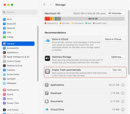 Naujasis – „macOS Sequoia“ būdas sistemos nustatymuose