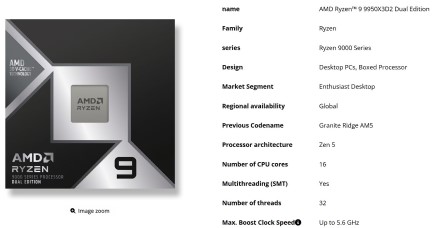 AMD pristatė procesorių „Ryzen 9 9950X3D2 Dual Edition“ su dvigubu 3D V-Cache
