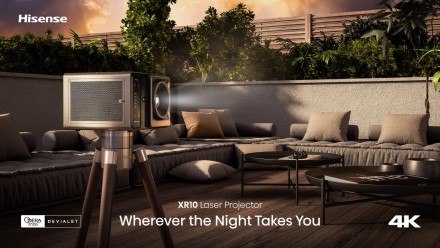 „Hisense“ išleido aukščiausios klasės 4K lazerinį projektorių XR10 už 7000 USD