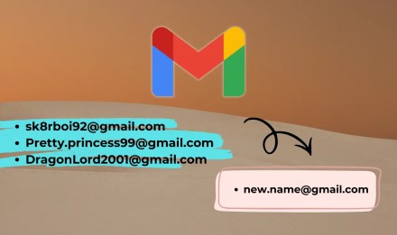 Gėdijatės savo senojo „Gmail“ adreso? Dabar jį galima pakeisti
