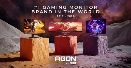 „AGON by AOC“ įtvirtina Nr. 1 poziciją Europoje tarp žaidimų monitorių prekės ženklų