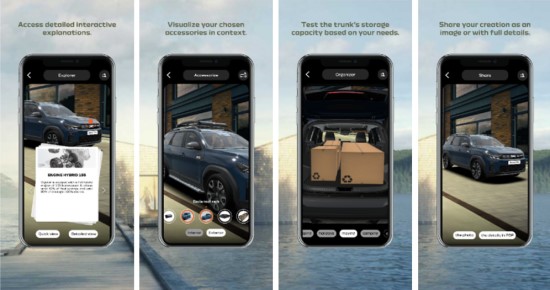 Automobilių salonas kišenėje: „Dacia“ įgalina papildomos realybės technologiją pirkėjams Lietuvoje