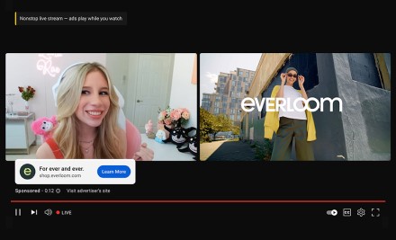 Reklama „YouTube“ dabar bus rodoma net per tiesiogines transliacijas